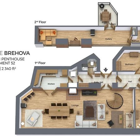 Residence Brehova Πράγα Δωμάτιο φωτογραφία